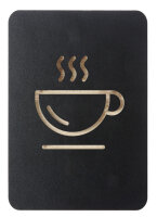 EUROPEL Pictogramme tasse de café, noir