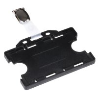 EUROPEL Porte-badge, ouvert, avec clip, 54 x 85 mm