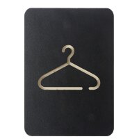 EUROPEL Pictogramme WC hommes, noir