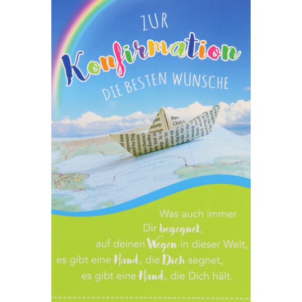 SUSY CARD Konfirmationskarte Mosaikkelch