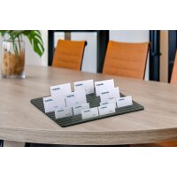 EUROPEL Visitenkarten-Aufsteller, Kunststoff, schwarz