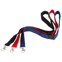 EUROPEL Textilband mit Karabiner, blau
