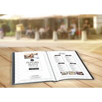 EUROPEL Sichtbuch, DIN A4, 10 Hüllen, anthrazit