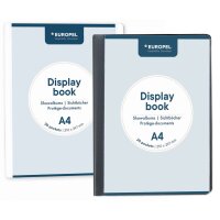 EUROPEL Sichtbuch, DIN A4, 10 Hüllen, anthrazit