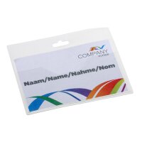 EUROPEL Porte-badge, ouvert sur lavant, 60 x 90 mm