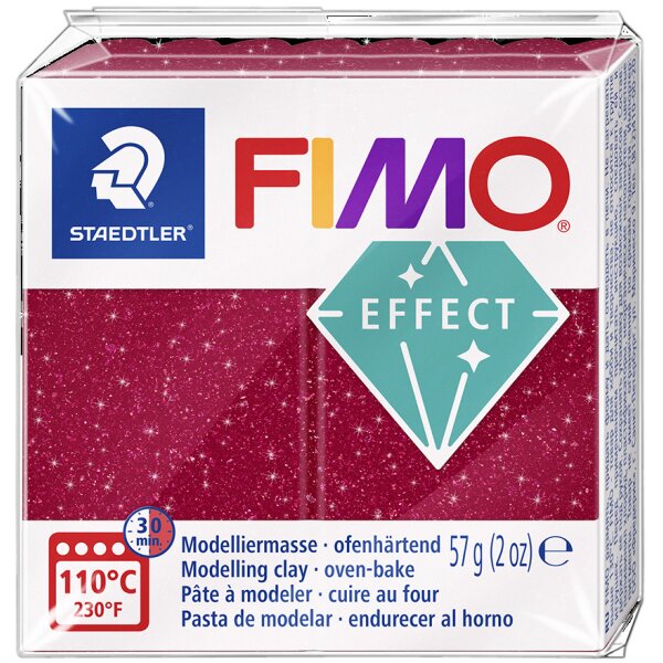 FIMO Pâte à modeler EFFECT, galaxy lilas, 57 g