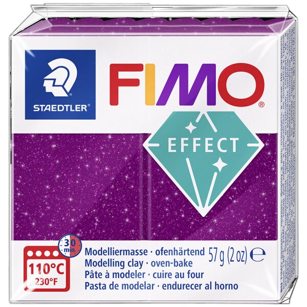 FIMO Pâte à modeler EFFECT, galaxy blanc, 57 g