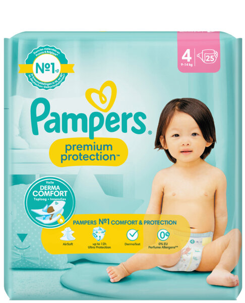 Pampers Couches Premium Protection taille 4 Maxi