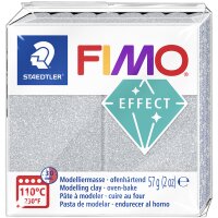 FIMO Pâte à modeler EFFECT, argent...