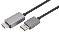 DIGITUS Câble adaptateur DisplayPort, DP - HDMI...