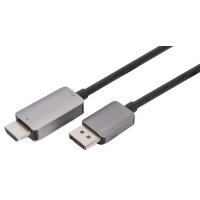 DIGITUS Câble adaptateur DisplayPort, DP - HDMI...