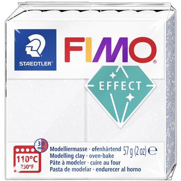 FIMO Pâte à modeler EFFECT, galaxy rouge, 57 g
