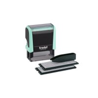 TRODAT Printy 4912 Typo 4 lignes text 180858 vert pastel