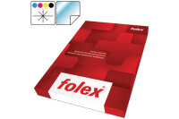 FOLEX Laserfolie CLP A4 2999W.050.44 selbstklebend 50 Folien