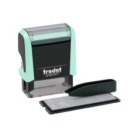 TRODAT Printy 4911 Typo 3 lignes text 180854 vert pastel
