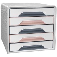 CEP Schubladenbox Smoove Mineral, 5 Schübe, puderrosa