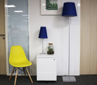 UNiLUX Lampe de bureau à LED AMBIANCE LUMI, bleu
