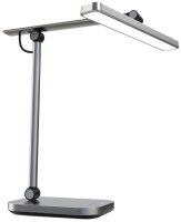 UNiLUX Lampe de bureau LED PURELINE, gris métal