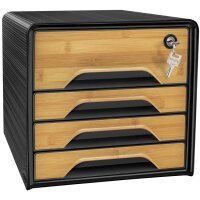 CEP Schubladenbox Smoove SECURE Silva, 4 Schübe,...
