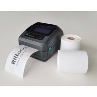 rillprint Rouleau détiquettes Zebra, 102 x 150, blanc