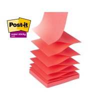 Post-it Bloc-note super sticky z-notes, 76 x 76 mm, 8+4