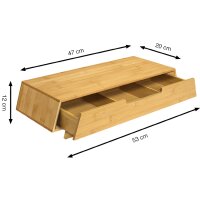 CEP Monitorständer Silva, aus Bambusholz