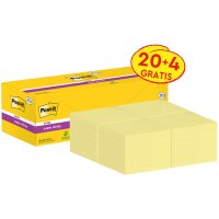 Post-it Haftnotizen super sticky notes, 76 x 76 mm, 8+4