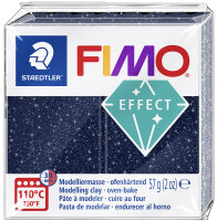 FIMO Pâte à modeler EFFECT GALAXY, bleu, 57 g