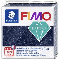 FIMO Pâte à modeler EFFECT, galaxy bleu, 57 g
