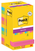 Post-it Super Sticky Notes Haftnotizen, 76 x 76 mm, 8+4