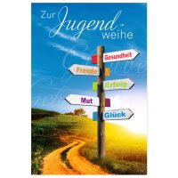 SUSY CARD Jugendweihekarte "Flaschenpost"