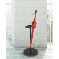 UNiLUX Schirmständer SULKY, aus Stahl, schwarz