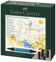 FABER-CASTELL Feutre PITT artist pen Dual Marker,...