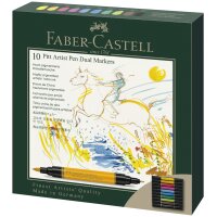 FABER-CASTELL Feutre PITT artist pen Dual Marker, étui de 20