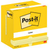 Post-it Bloc-note adhésif, 127 x 76 mm, ligné, jaune