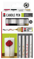 Marabu Marqueur Peinture pour bougie Candle Pen, par 4