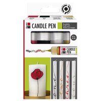 Marabu Kerzenmalfarbe "Candle Pen", 4er Set