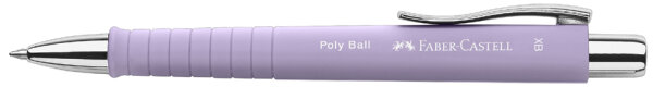 FABER-CASTELL Drukkugelschreiber POLY BALL XB, sweet lilac