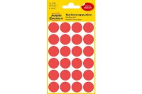 AVERY ZWECKFORM Marqueurs rouge 3004 96 pcs. 18mm