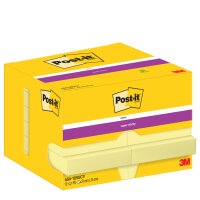 Post-it Haftnotizen super sticky notes, 51 x 76 mm, gelb