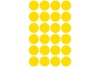 AVERY ZWECKFORM Markierungspunkte gelb 3007 96 Stück 18mm