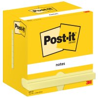 Post-it Bloc-note adhésif, 51 x 38 mm, jaune