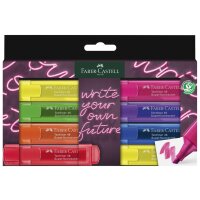 FABER-CASTELL Textmarker TEXTLINER 1546 NEON, 4er Etui