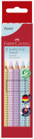 FABER-CASTELL Crayon de couleur triangulaire Jumbo GRIP