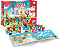 Maped Creativ Coffret 52 tampons LETTRES & ANIMAUX