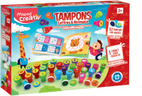Maped Creativ Coffret 52 tampons LETTRES & ANIMAUX