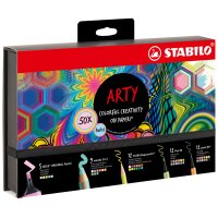 STABILO Kreativ-Set "ARTY" Pastel, 50er Box