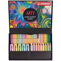STABILO Kit créatif ARTY pastel, boîte de 50
