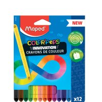 Maped Crayon de couleur COLORPEPS INFINITY, étui de 18