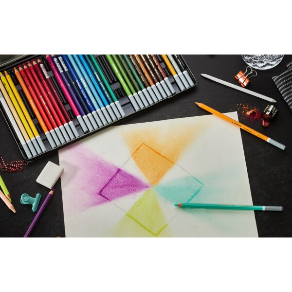 STABILO Crayon pastel CarbOthello ARTY+, étui de 60